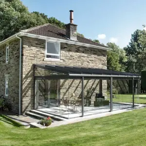 Lamellás pergola